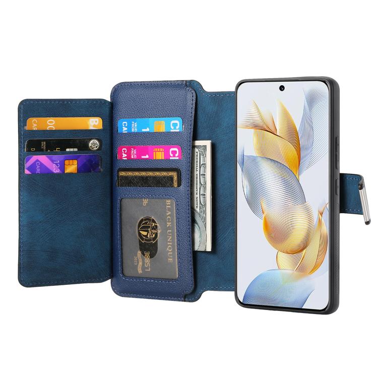 For Honor 90 CaseNeo MagSafe RFID Anti-theft Zipper Wallet Retro Leather Phone Case