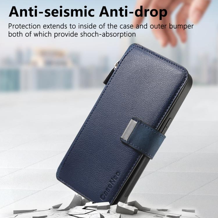 For Honor 90 CaseNeo MagSafe RFID Anti-theft Zipper Wallet Retro Leather Phone Case
