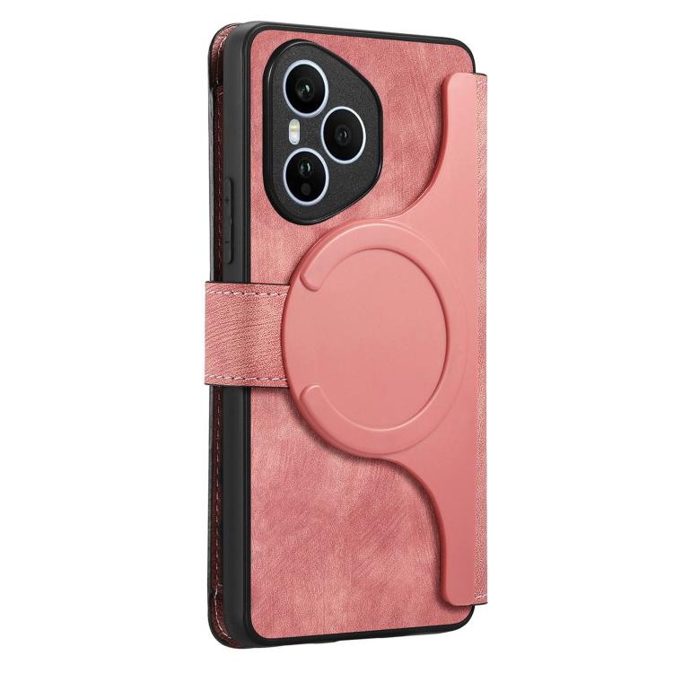 For Honor 400 Pro Global 160.8mm CaseNeo MagSafe RFID Anti-theft Zipper Wallet Retro Leather Phone Case