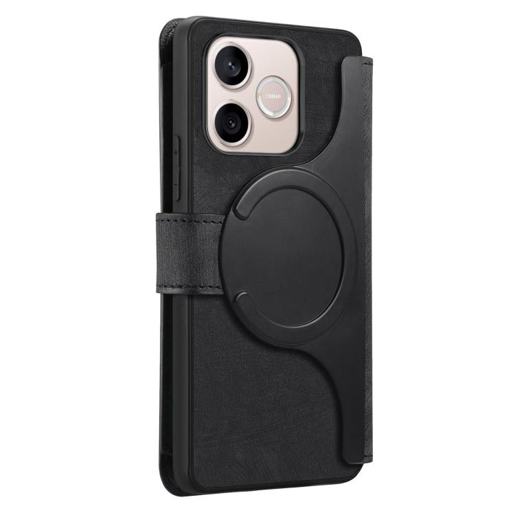 For Honor 600 Lite Global CaseNeo MagSafe RFID Anti-theft Zipper Wallet Retro Leather Phone Case