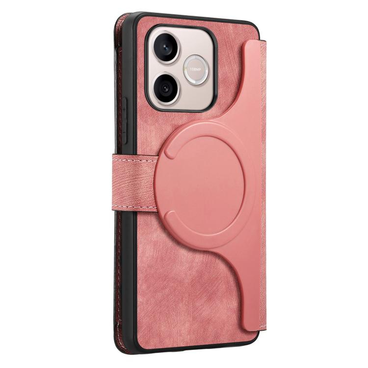 For Honor 600 Lite Global CaseNeo MagSafe RFID Anti-theft Zipper Wallet Retro Leather Phone Case