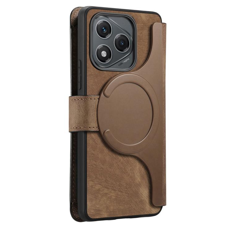 For Honor 400 Lite Global CaseNeo MagSafe RFID Anti-theft Zipper Wallet Retro Leather Phone Case