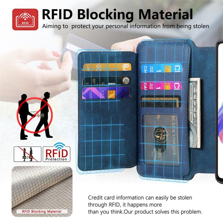 For Honor Magic7 Pro CaseNeo MagSafe RFID Anti-theft Zipper Wallet Retro Leather Phone Case