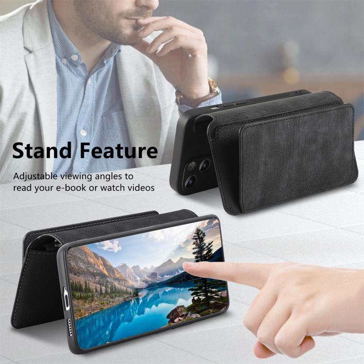For Honor Magic7 CaseNeo MagSafe RFID Anti-theft Zipper Wallet Retro Leather Phone Case