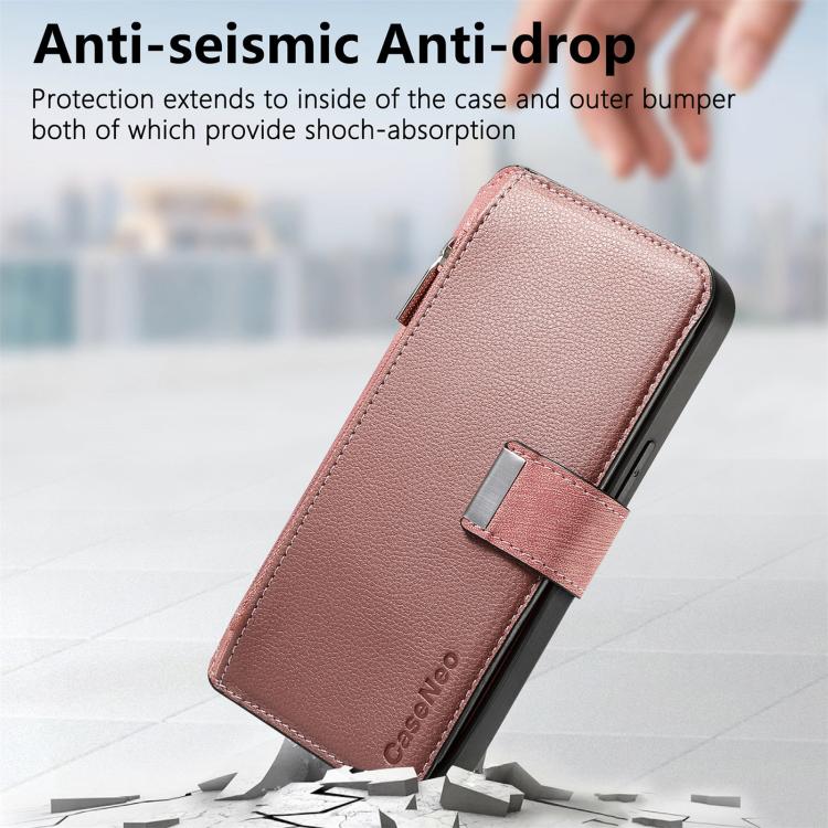 For Honor Magic7 CaseNeo MagSafe RFID Anti-theft Zipper Wallet Retro Leather Phone Case