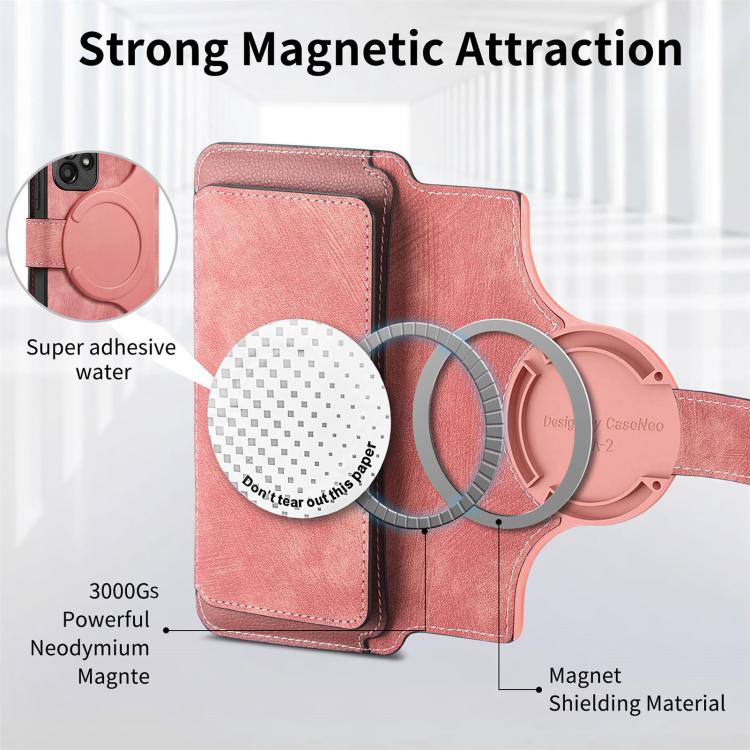For Honor Magic7 CaseNeo MagSafe RFID Anti-theft Zipper Wallet Retro Leather Phone Case