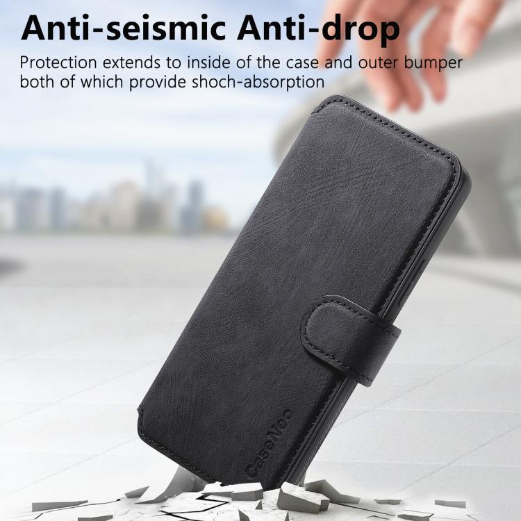 For Google Pixel 9a CaseNeo MagSafe RFID Anti-theft Retro Leather Phone Case