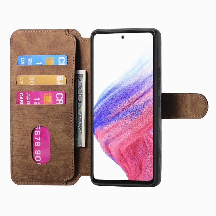 For Google Pixel 9a CaseNeo MagSafe RFID Anti-theft Retro Leather Phone Case
