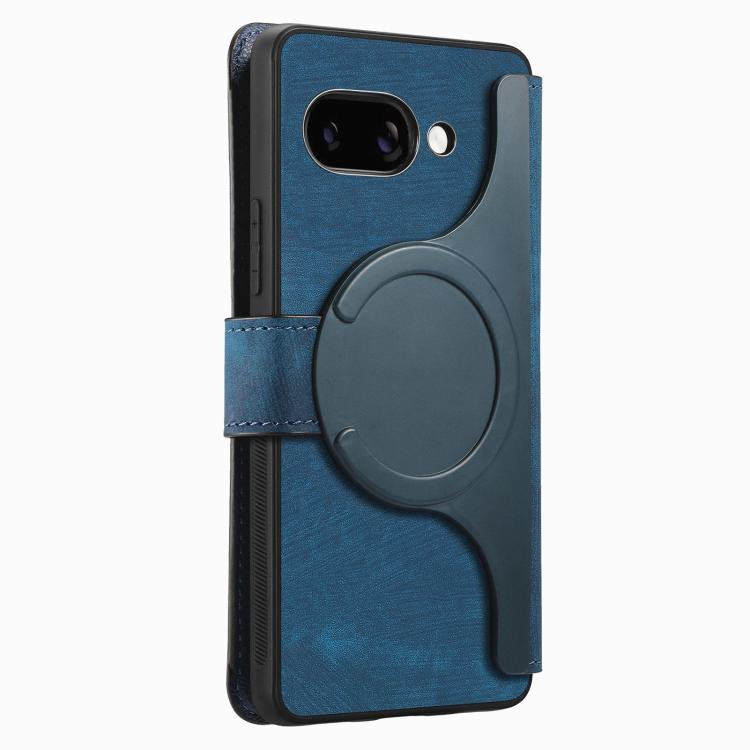 For Google Pixel 9a CaseNeo MagSafe RFID Anti-theft Retro Leather Phone Case
