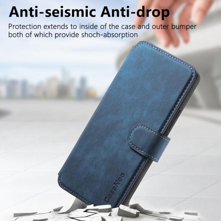 For Google Pixel 9a CaseNeo MagSafe RFID Anti-theft Retro Leather Phone Case