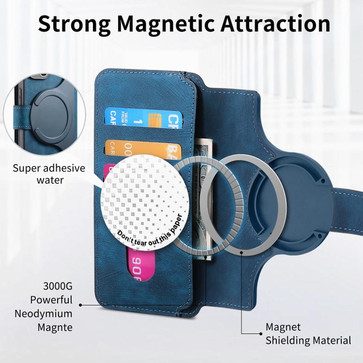 For Google Pixel 9a CaseNeo MagSafe RFID Anti-theft Retro Leather Phone Case
