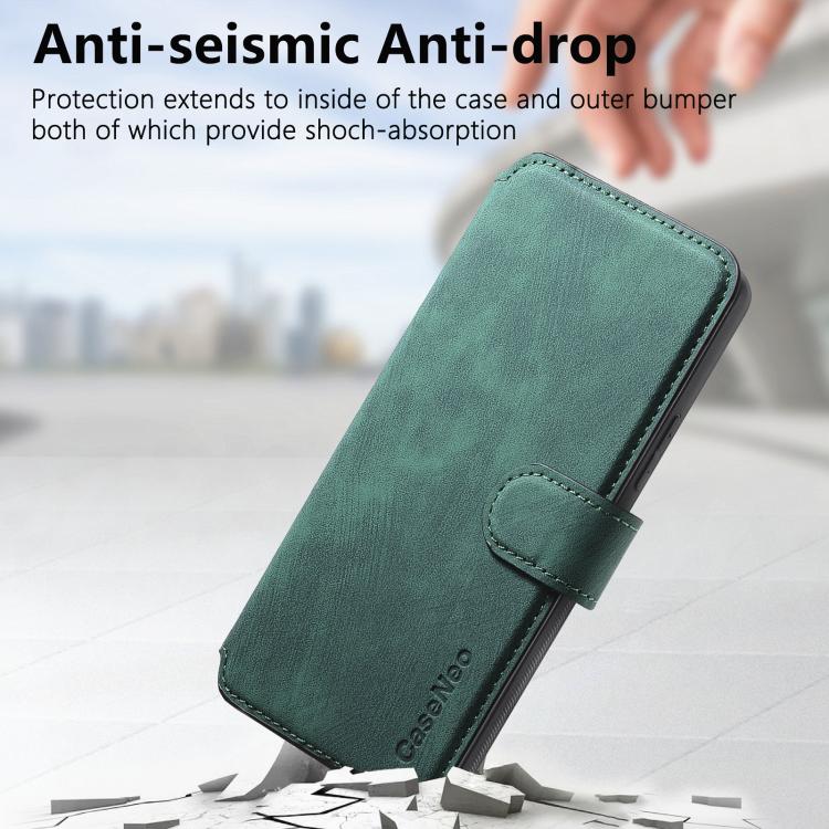 For Google Pixel 9a CaseNeo MagSafe RFID Anti-theft Retro Leather Phone Case