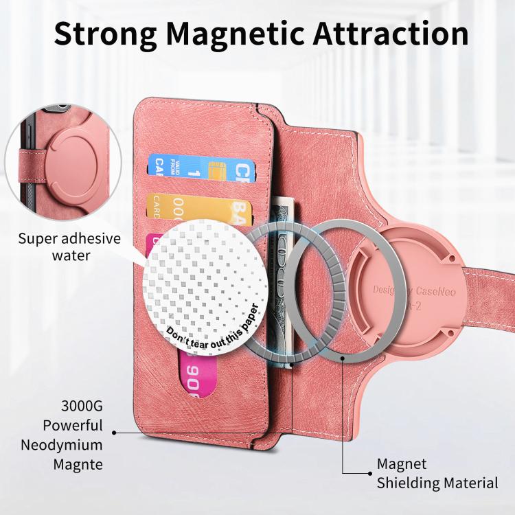 For Google Pixel 9a CaseNeo MagSafe RFID Anti-theft Retro Leather Phone Case