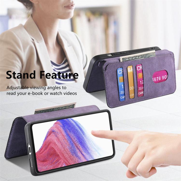 For Google Pixel 9a CaseNeo MagSafe RFID Anti-theft Retro Leather Phone Case