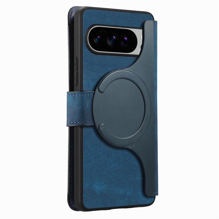 For Google Pixel 10 Pro XL / 9 Pro XL CaseNeo MagSafe RFID Anti-theft Retro Leather Phone Case
