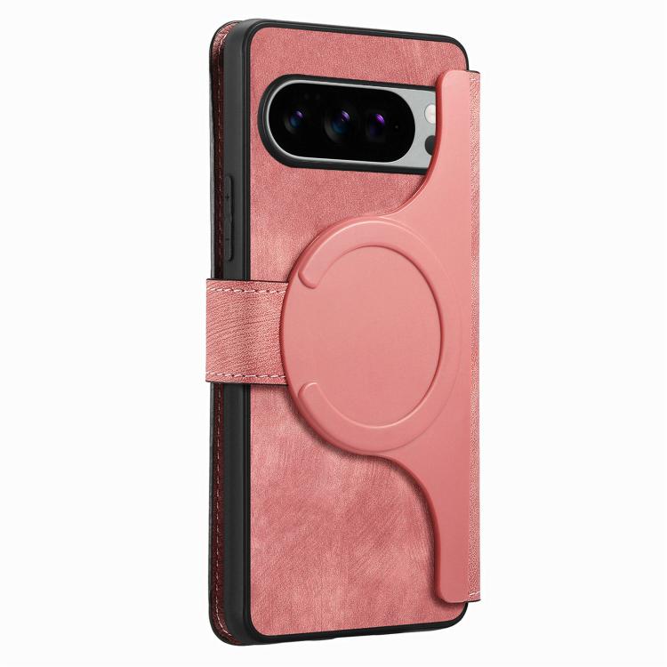 For Google Pixel 10 Pro XL / 9 Pro XL CaseNeo MagSafe RFID Anti-theft Retro Leather Phone Case