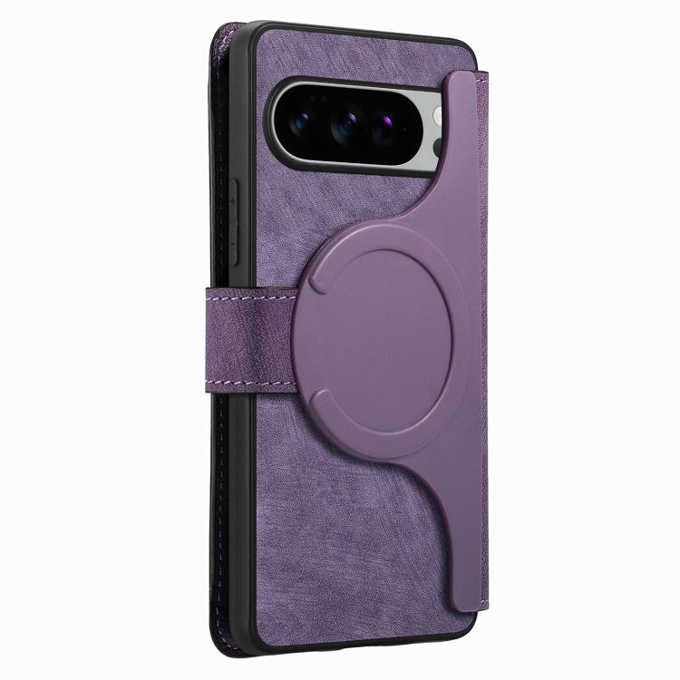 For Google Pixel 10 Pro XL / 9 Pro XL CaseNeo MagSafe RFID Anti-theft Retro Leather Phone Case