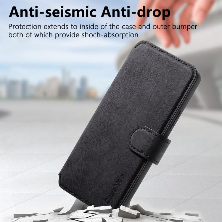 For Google Pixel 10a CaseNeo MagSafe RFID Anti-theft Retro Leather Phone Case