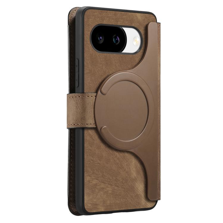 For Google Pixel 10a CaseNeo MagSafe RFID Anti-theft Retro Leather Phone Case