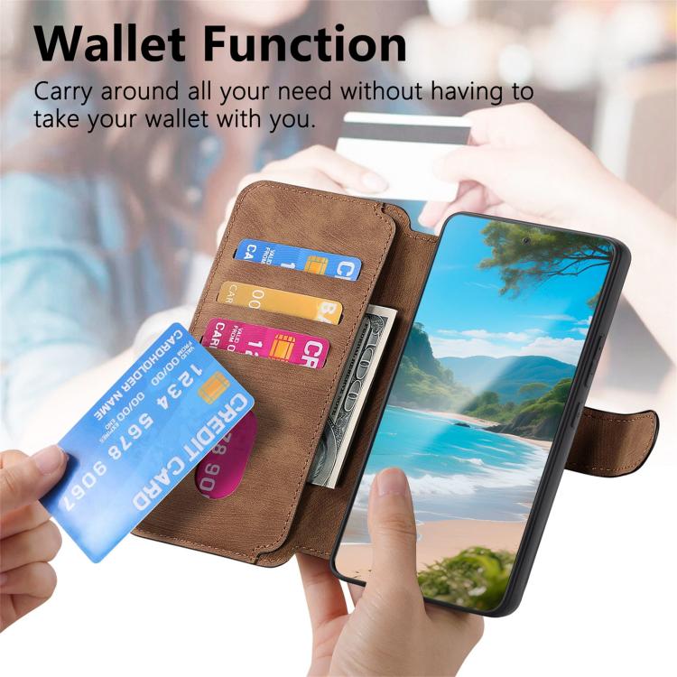 For Google Pixel 10a CaseNeo MagSafe RFID Anti-theft Retro Leather Phone Case