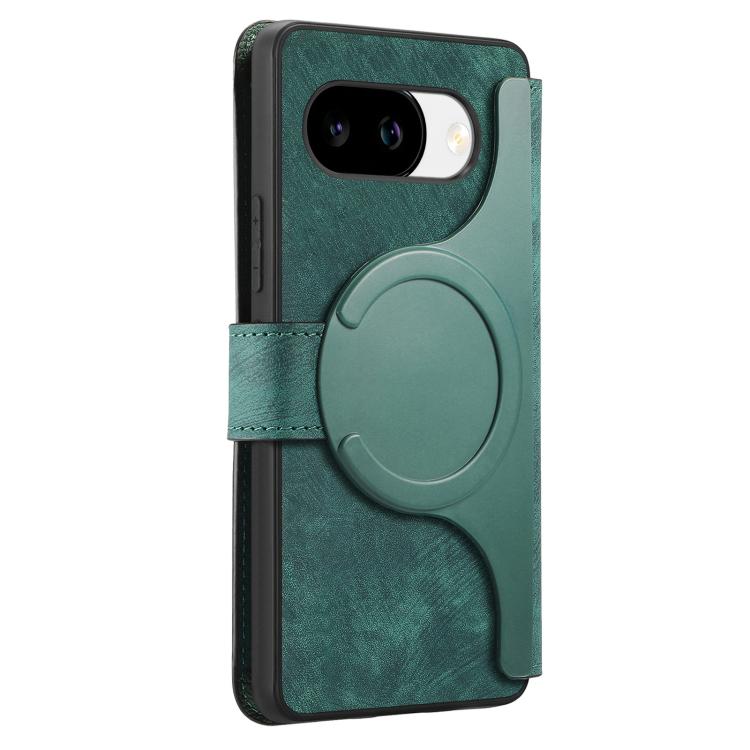 For Google Pixel 10a CaseNeo MagSafe RFID Anti-theft Retro Leather Phone Case