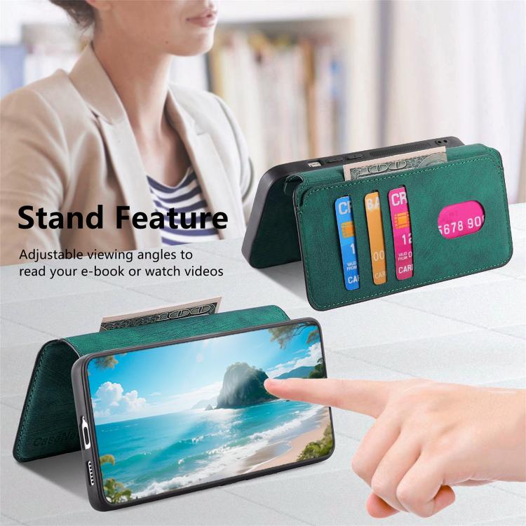 For Google Pixel 10a CaseNeo MagSafe RFID Anti-theft Retro Leather Phone Case