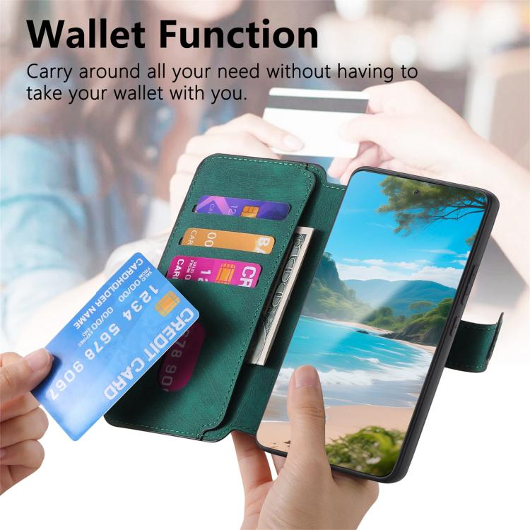 For Google Pixel 10a CaseNeo MagSafe RFID Anti-theft Retro Leather Phone Case