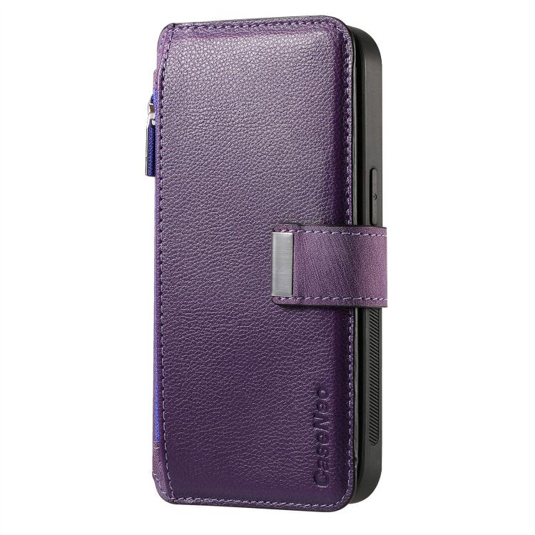 For Galaxy A06 CaseNeo MagSafe RFID Anti-theft Zipper Wallet Retro Leather Phone Case