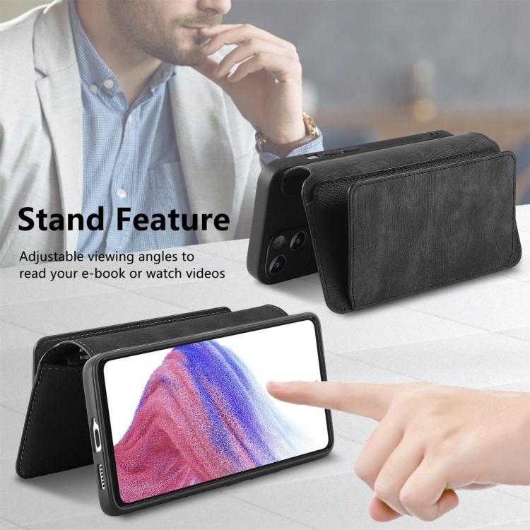 For Galaxy A37 5G CaseNeo MagSafe RFID Anti-theft Zipper Wallet Retro Leather Phone Case