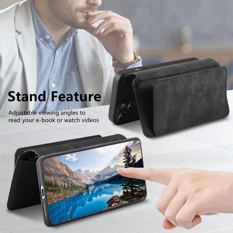 For Galaxy S26 Ultra 5G CaseNeo MagSafe RFID Anti-theft Zipper Wallet Retro Leather Phone Case