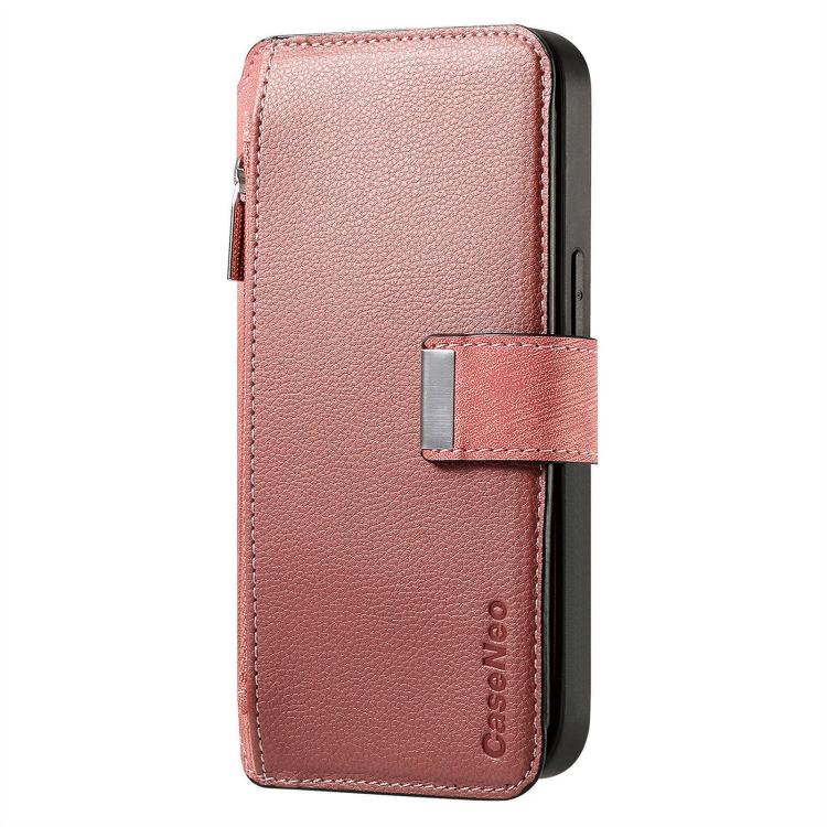 For Galaxy S26 Ultra 5G CaseNeo MagSafe RFID Anti-theft Zipper Wallet Retro Leather Phone Case