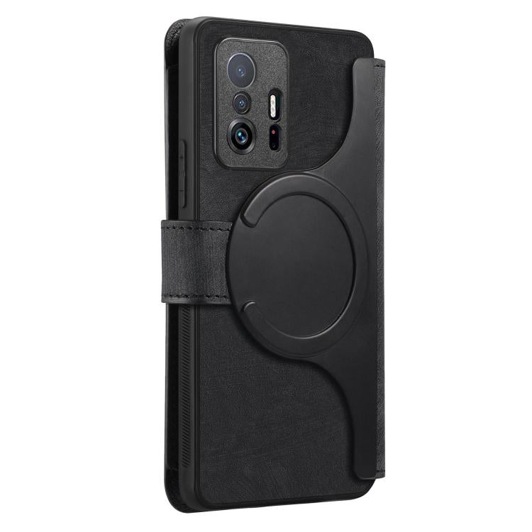 For Xiaomi Mi 11T / 11T Pro 5G CaseNeo MagSafe RFID Anti-theft Zipper Wallet Retro Leather Phone Case