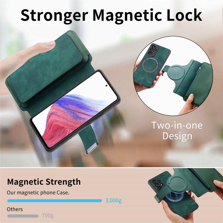For Xiaomi 14T CaseNeo MagSafe RFID Anti-theft Zipper Wallet Retro Leather Phone Case