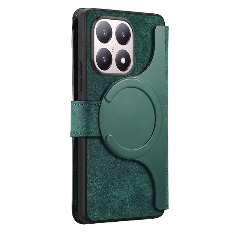 For Xiaomi 15T 5G CaseNeo MagSafe RFID Anti-theft Zipper Wallet Retro Leather Phone Case