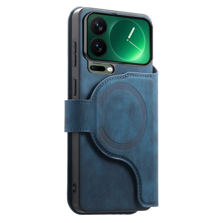 For Xiaomi 17 Pro Max CaseNeo MagSafe RFID Anti-theft Zipper Wallet Retro Leather Phone Case