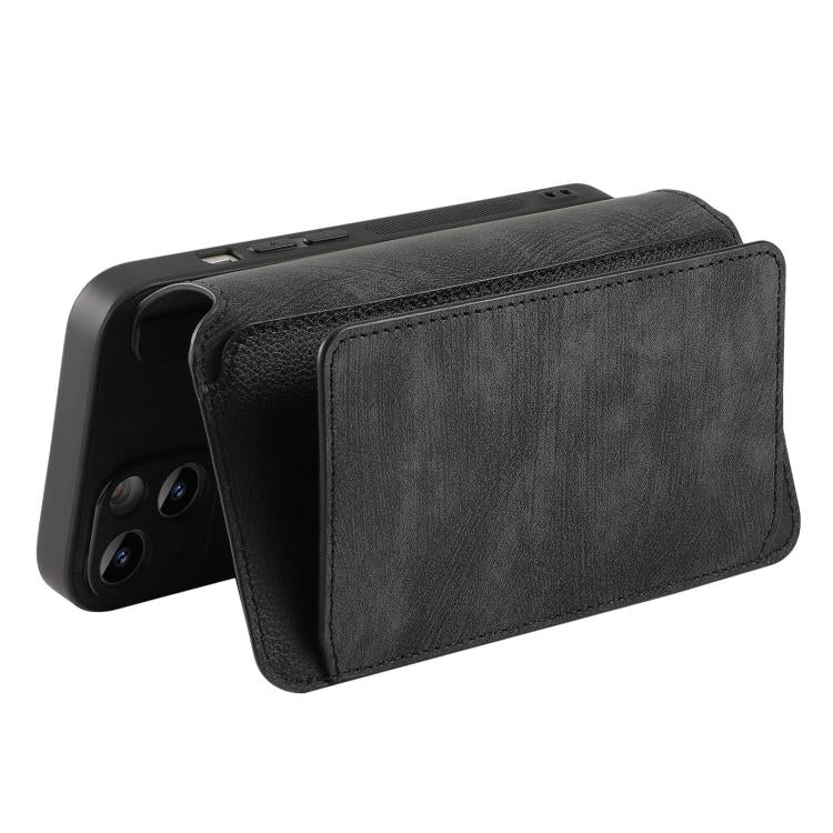 For Redmi Note 10 4G / 10S CaseNeo MagSafe RFID Anti-theft Zipper Wallet Retro Leather Phone Case