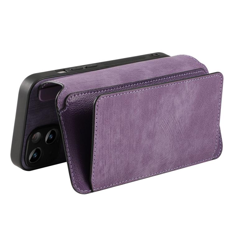 For Redmi Note 10 4G / 10S CaseNeo MagSafe RFID Anti-theft Zipper Wallet Retro Leather Phone Case