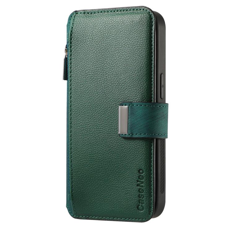 For Redmi Note 11 4G Global CaseNeo MagSafe RFID Anti-theft Zipper Wallet Retro Leather Phone Case