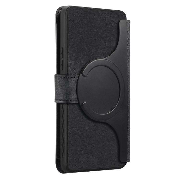 For Redmi Note 12 4G Global CaseNeo MagSafe RFID Anti-theft Zipper Wallet Retro Leather Phone Case