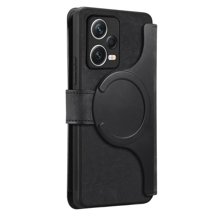 For Redmi Note 12 Pro+ 5G CaseNeo MagSafe RFID Anti-theft Zipper Wallet Retro Leather Phone Case