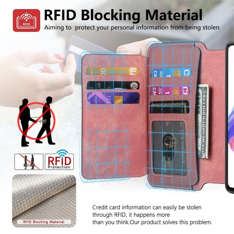 For Redmi Note 12 Pro+ 5G CaseNeo MagSafe RFID Anti-theft Zipper Wallet Retro Leather Phone Case
