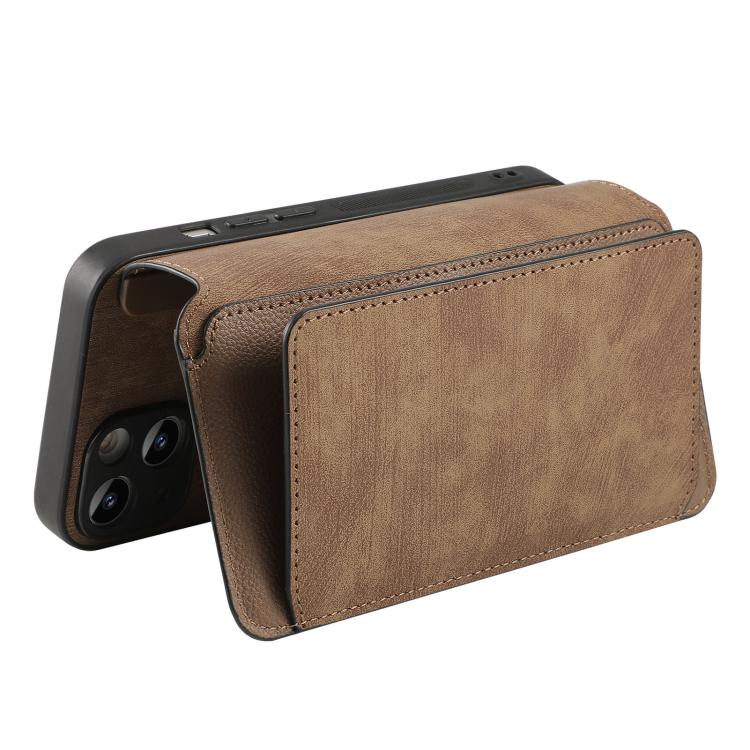 For Redmi Note 13 5G CaseNeo MagSafe RFID Anti-theft Zipper Wallet Retro Leather Phone Case