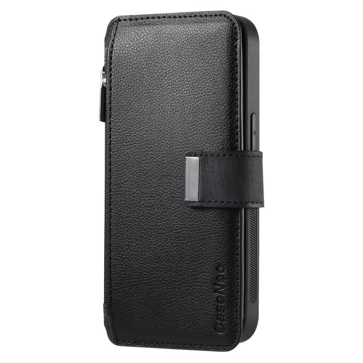 For Redmi Note 13 Pro 5G CaseNeo MagSafe RFID Anti-theft Zipper Wallet Retro Leather Phone Case