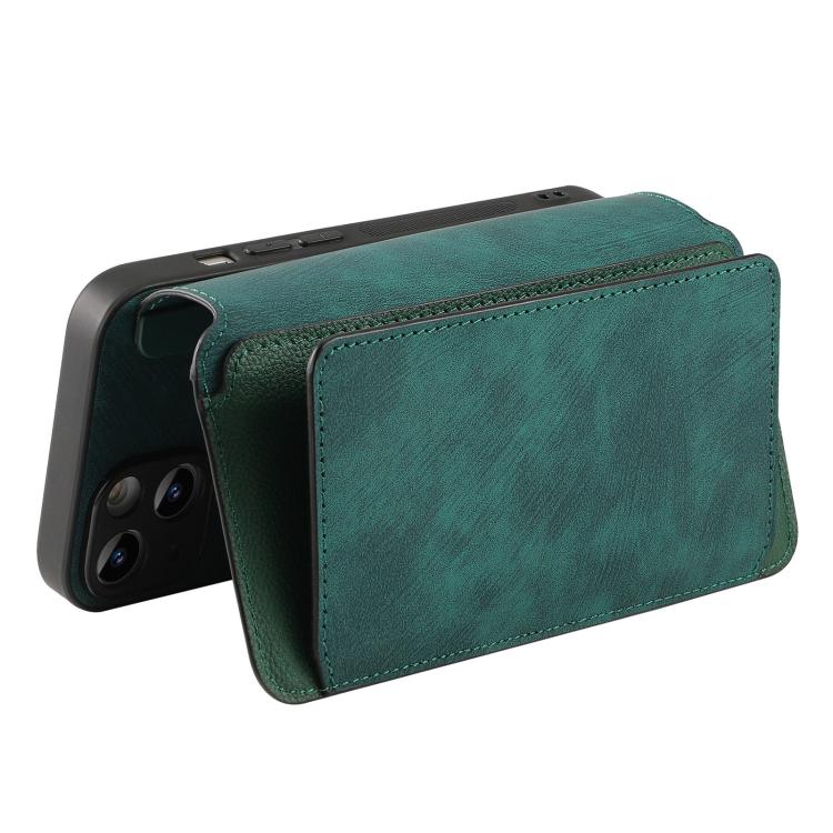 For Redmi Note 13 Pro 4G CaseNeo MagSafe RFID Anti-theft Zipper Wallet Retro Leather Phone Case