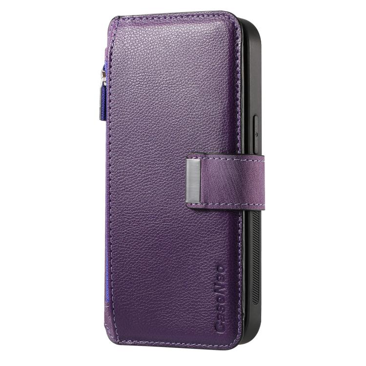 For Redmi Note 13 Pro 4G CaseNeo MagSafe RFID Anti-theft Zipper Wallet Retro Leather Phone Case