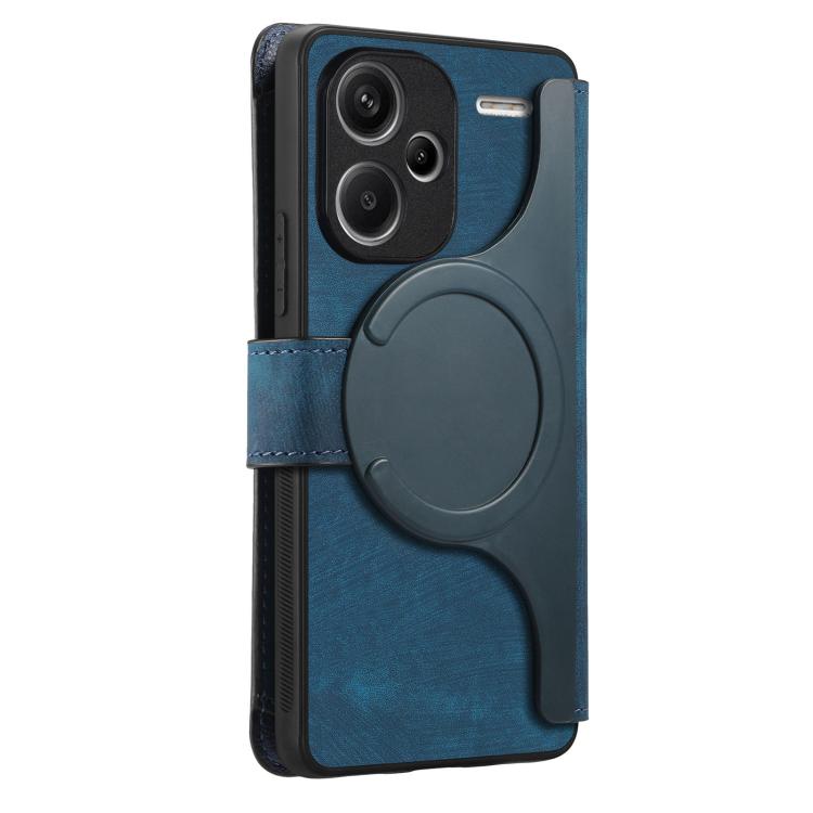 For Redmi Note 13 Pro+ CaseNeo MagSafe RFID Anti-theft Zipper Wallet Retro Leather Phone Case