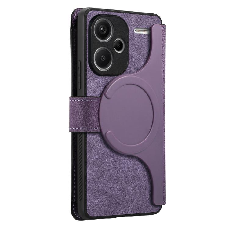 For Redmi Note 13 Pro+ CaseNeo MagSafe RFID Anti-theft Zipper Wallet Retro Leather Phone Case