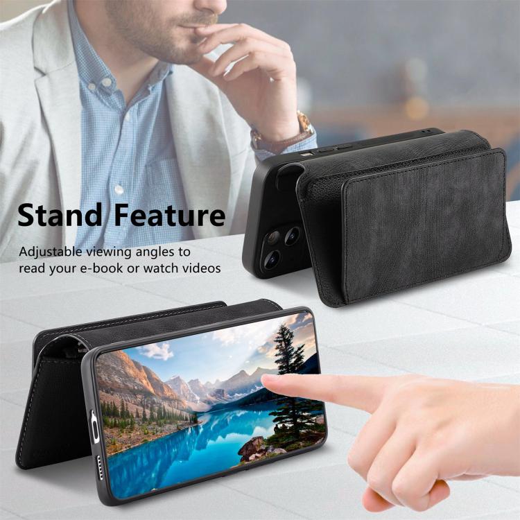 For Redmi Note 14 Pro 4G CaseNeo MagSafe RFID Anti-theft Zipper Wallet Retro Leather Phone Case