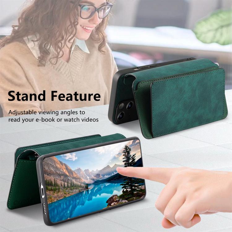 For Redmi Note 14 Pro 4G CaseNeo MagSafe RFID Anti-theft Zipper Wallet Retro Leather Phone Case