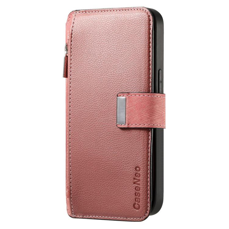 For Redmi Note 14 Pro 5G CaseNeo MagSafe RFID Anti-theft Zipper Wallet Retro Leather Phone Case